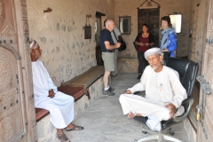 Entrance to the Portuguese Fort of Khasab Museum