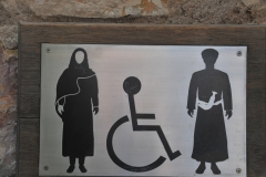 Classic Bathroom sign for Men and Women