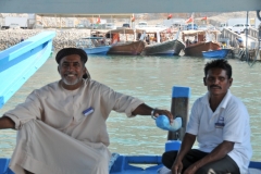 Captain Ahmed and crewman
