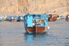 Dhow pulling in a head of us