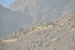 Houses carved out of the rock formtions