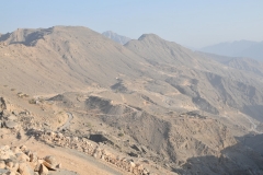 We reach a height of 6,250 feet on the Musandam Peninsula.