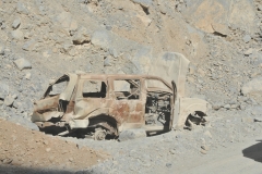 Remains of an accident