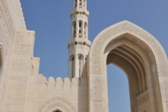 The angles within these buildings against the stark blue sky make them stand out even more