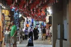 Mattrah Souq located across the street from the bay in Muscat