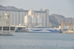 Same hydrofoil we came in the day before at arrival location