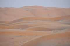 The strong winds cover your tire marks in seconds