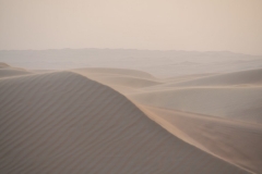 The blowing sands are like oceans of sand