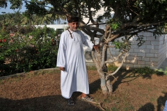 Local guide and Frankincense Tree