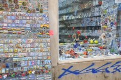 A tourist shop in the downtown area.
