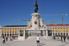 The Praça do Comércio is a large, harbour-facing plaza in Portugal's capital, Lisbon, and is one of the largest in Portugal,
