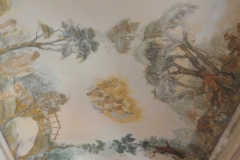 The ceilings in just this one room are incredible works of art for the time period it was built.