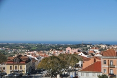 View from the second floor toward the coast line close by.
