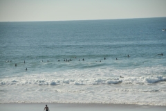 Surfing is very popular here in Lisbon.  If I did not know it I would think I was back in Southern California and not Portugal.