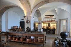 The kitchen is very unique