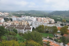 View from the Castle towers looking down at Silves.