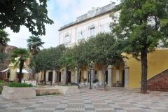 The Plaza in the old part of town next to the Castle.
