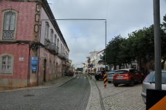 Narrow streets with little parking in the old part of Silves