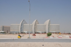New Sidra Medical Center under construction. Amazing new design in a hospital