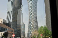 Doha Torch Tower to the right