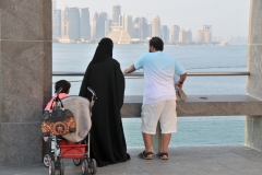 Family enjoying an outing