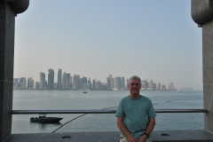I could have sat there for a long time just looking at the city across Doha Bay
