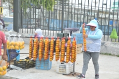 Oranges for sale on the street corner