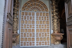 Ornate Front Doors to La Campania de Jesus Church