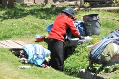 washing clothes by hand