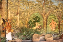Scenes at the museum what it would have been like centuries ago