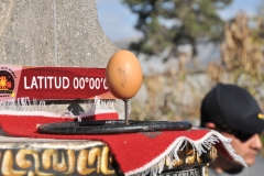 Balancing an egg on the head of a nail