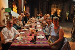 Wonderful farewell dinner with all our fellow travelers
