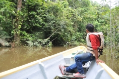 Estuary off of the Napo River leading to the Lodge