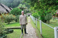 We had to wear boots, long shirts and pants due to insects