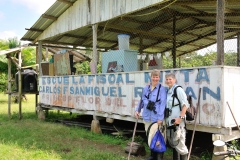 Teachers visiting a rain forest class room and school