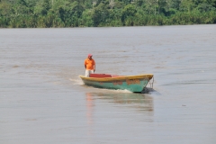 OUr transportion on the Napo river from the lodge to the school