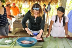 learning to prepare rain forest fish recipes