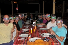 Last night party in the rain forest
