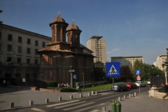 Kretzulescu Church is an Eastern Orthodox church in central Bucharest, Romania. Built in the Brâncovenesc style, it is located  at one of the corners of Revolution Square, next to the former Royal Palace.