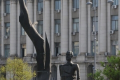The square across from the  Eastern Orthodox Church is where the revolution  came to a head.