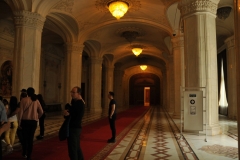 Ceausescu really wanted to have the hugest Palace of the Parliament in the world. The building has 20 floors (8 of them are underground), 100 rooms. The Guinness Book of Records ranks it second after the Pentagon in the “Administrative Buildings” category