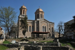 The cathedral of Saints Peter & Paul.  The cornerstone was laid on September 4, 1893.  It was Consecrated in May 1895.  The Church in Constanta is the seat of the Romanian Orthodox Church as well as a Monastery.