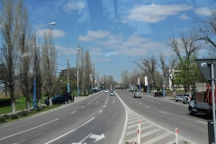 Drive from the tourist beaches and hotels back into the center of Constanta.