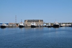 The port is sheltered from the northerly winds, but southerly winds can prove highly dangerous at times.