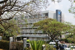 Another view of our hotel Mille Collines.  The unemployment rate for Rwanda today is at 7% Uganda was at 40%.