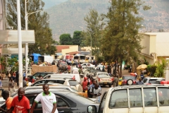 Moto Taxis is  the most obvious and convenient way to get around Kigali and they even have their own ill-fitting, vision-impairing, semi-gross helmet for you in a fashionable selection of bright blue, red or green.