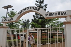 The Nyamata Genocide Memorial is based around a former Cathholic  Church 19 miles south of Kigali in Rwanda, which commemorates the Rwandan genocide in 1994. The remains of 50,000 people are buried here