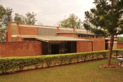 Main entrance to the church which now serves as a haunting memorial of the terrible massacre that occurred here.