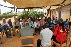 Our travel group is listening intently from survivor and a perpetrator. Their story before during and after the genocide and where life has taken them today. Talk about a moving experience.