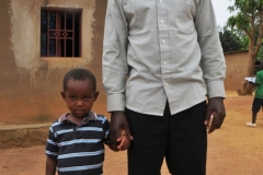 A proud Father with his young son